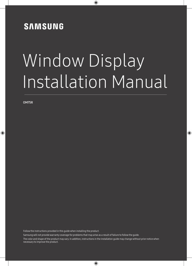 Samsung OM75R User manual