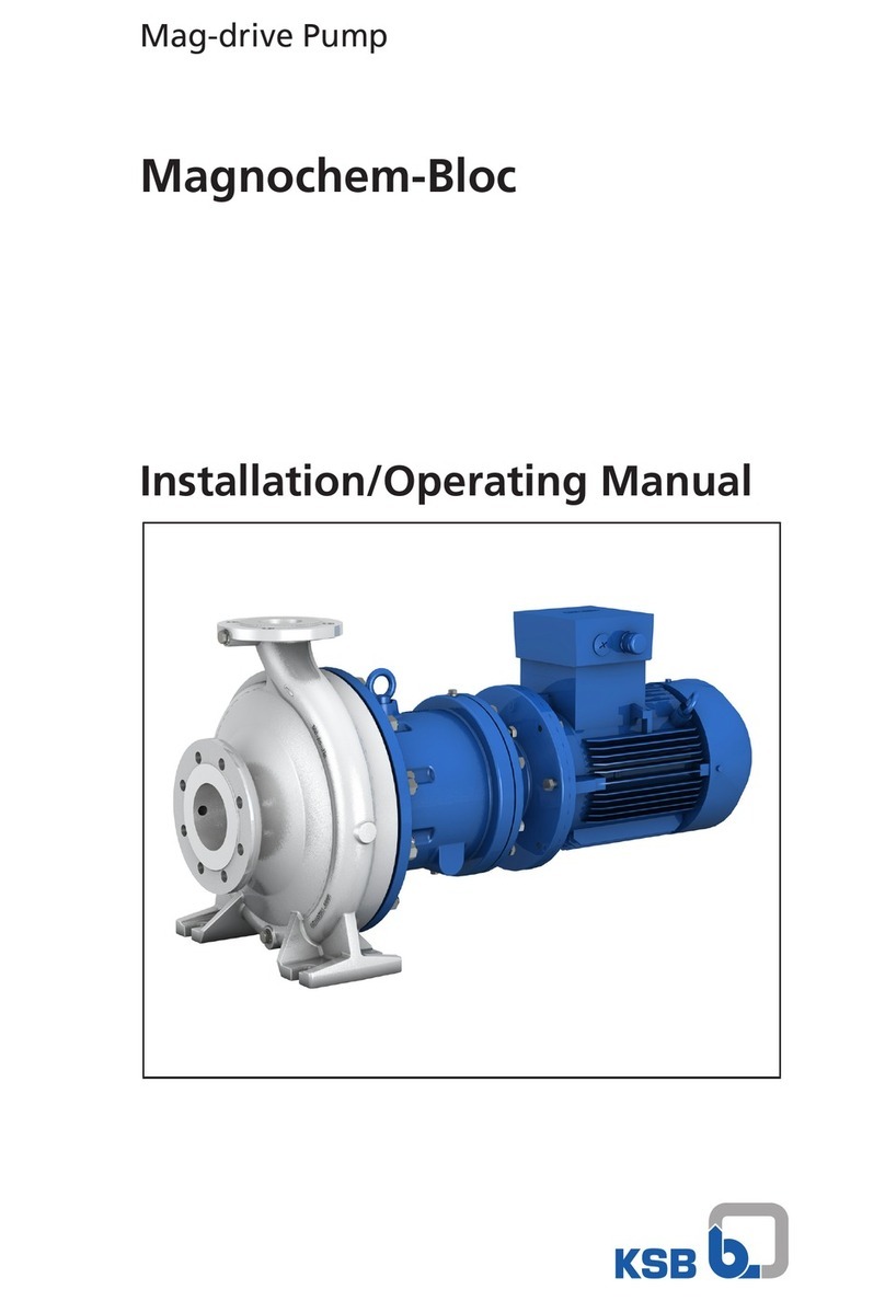 KSB Magnochem-Bloc Installation & operating manual