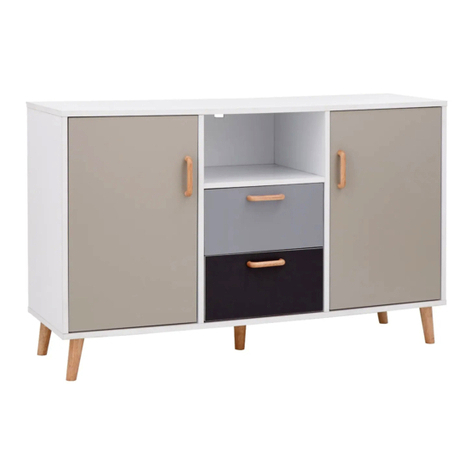 GFW DELTA LARGE SIDEBOARD Assembly instructions