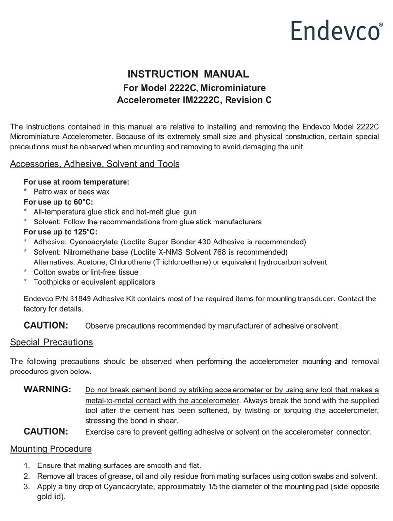 ENDEVCO 2222C instruction manual