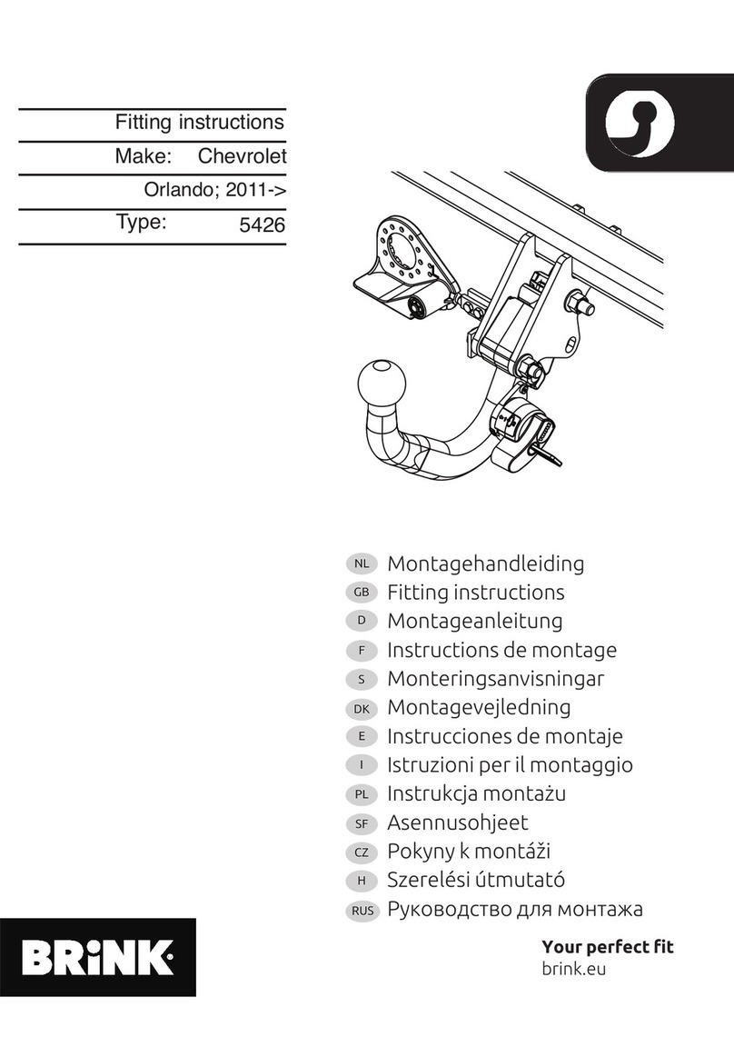 Brink 5426 Fitting instructions