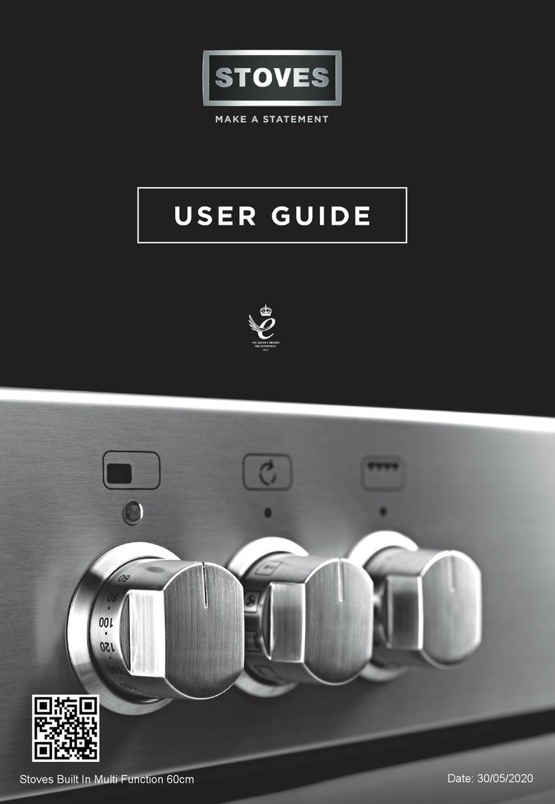STOVES STSEB602TCCSTA user guide