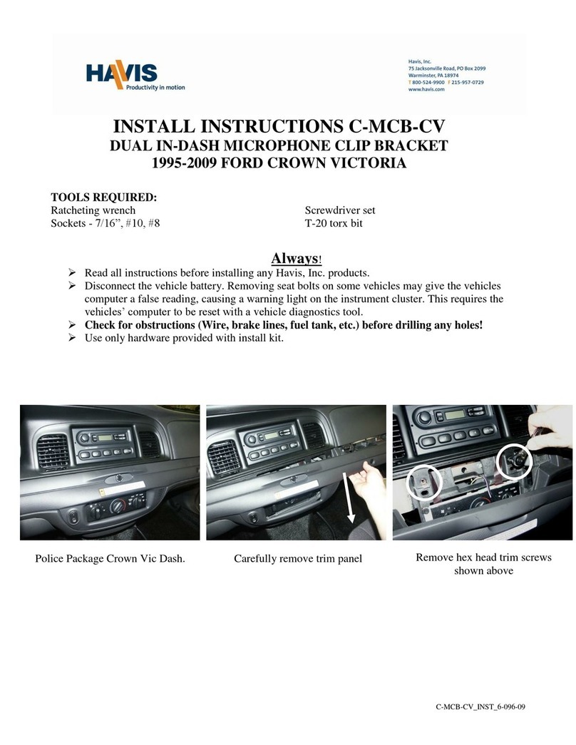 Havis C-MCB-CV Configuration guide