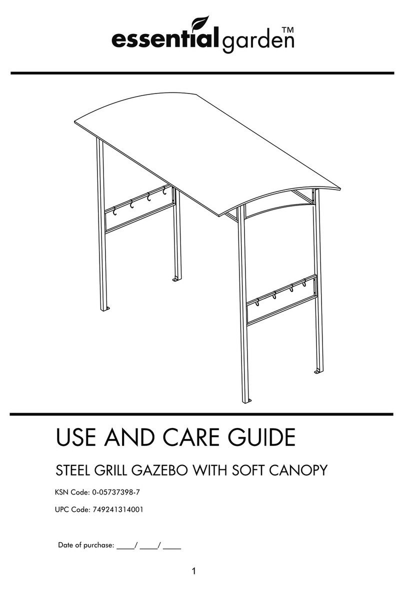 Essential Garden L-GG076PST Use and care guide Essential Garden L-GG076PST Use and care guide
