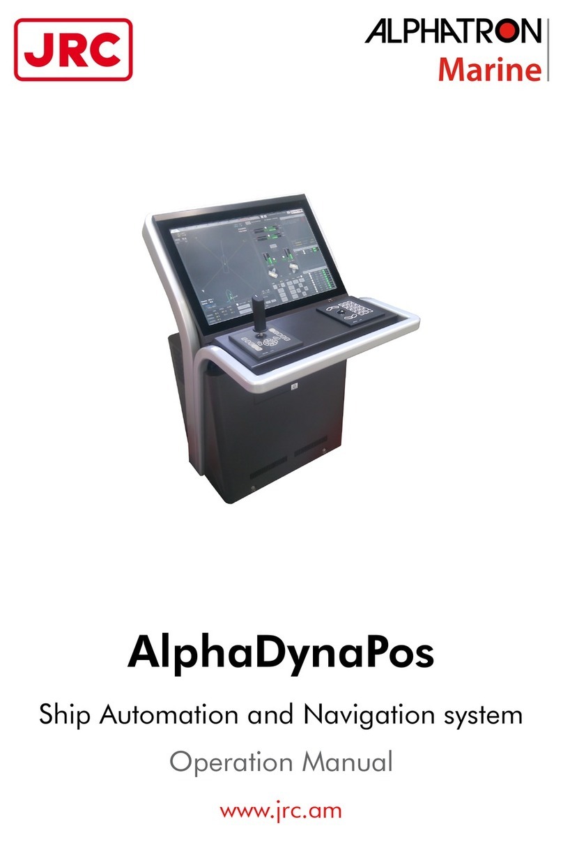 JRC Alphatron Marine AlphaDynaPos User manual