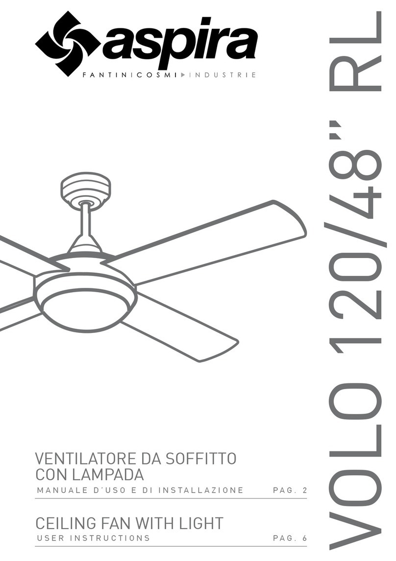 Aspira VOLO 120/48'' RL User instructions
