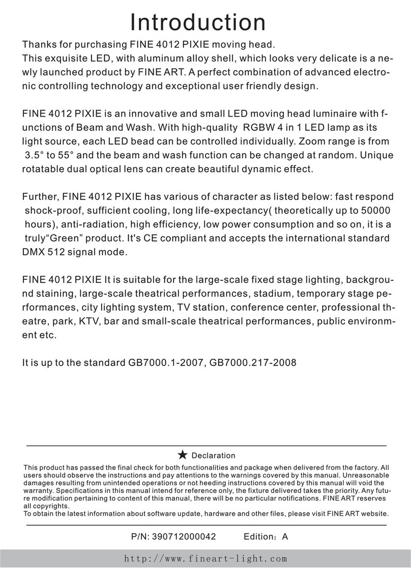 Fineart FINE 4012 PIXIE manual