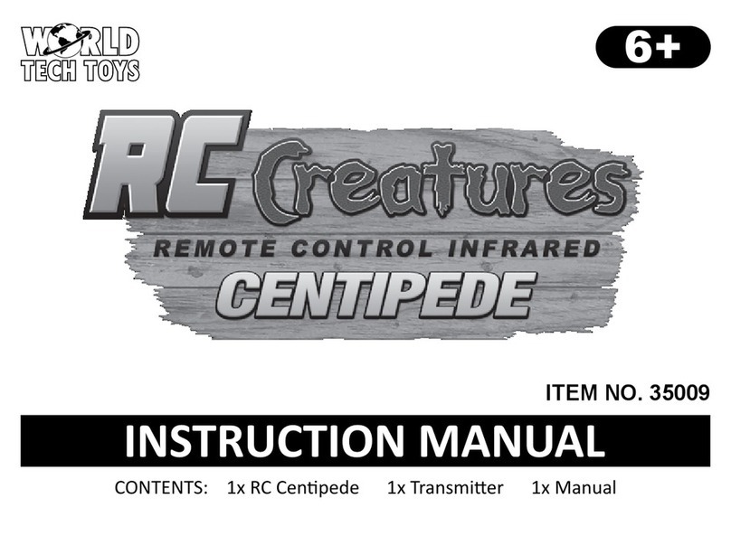 World Tech Toys RC Creatures Centipede instruction manual