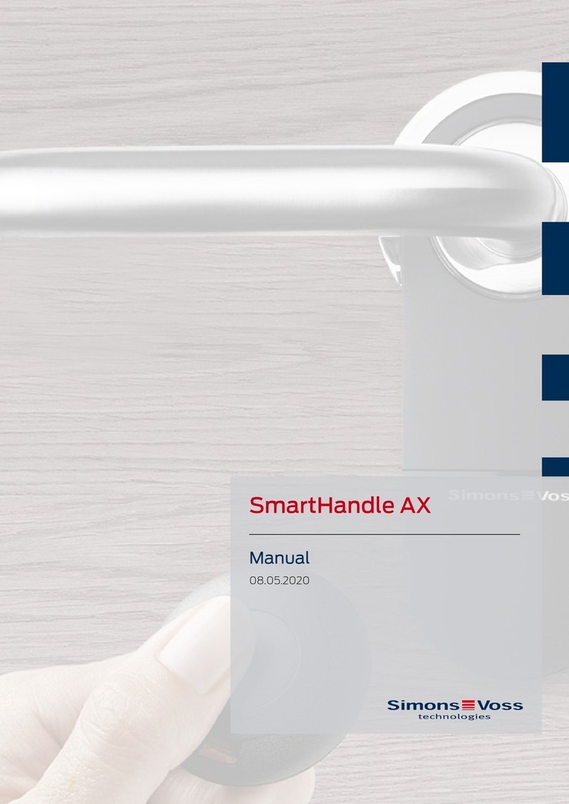 Simons Voss Technologies SmartHandle AX manual