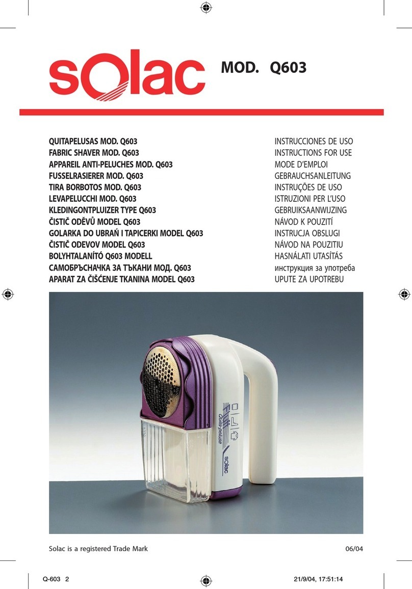 SOLAC Q603 User manual