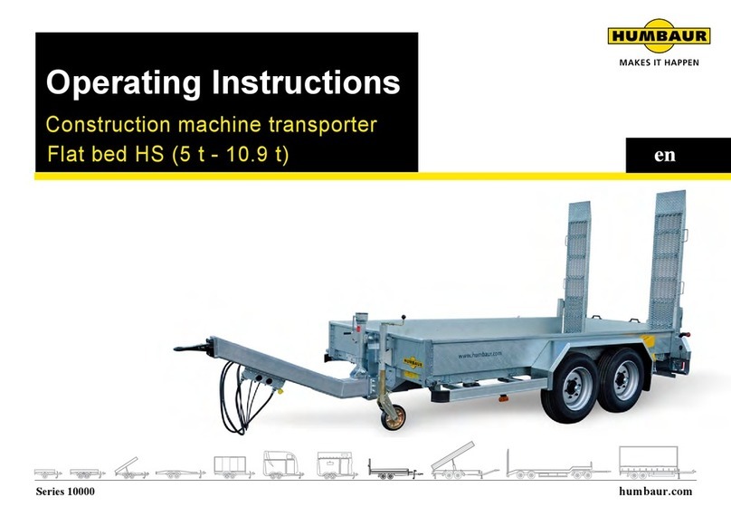Humbaur HS Series operating instructions