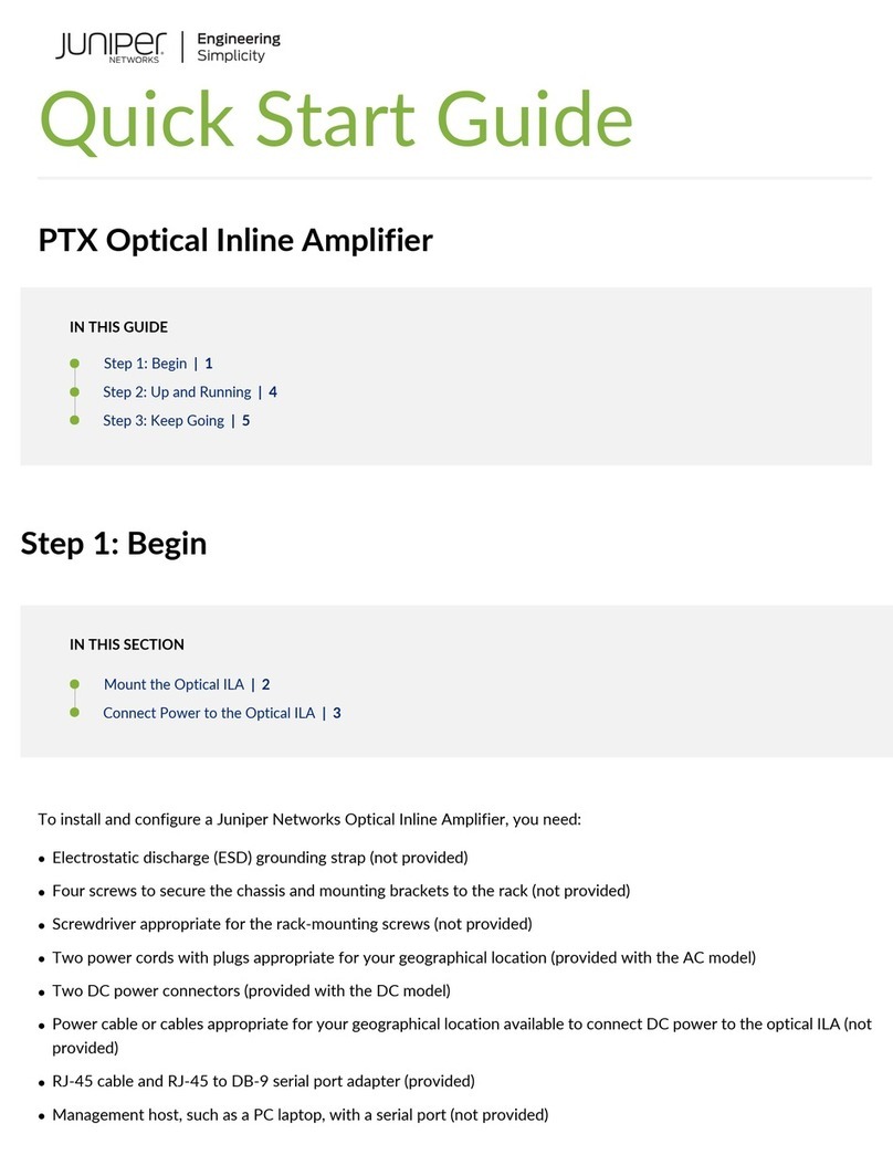 Juniper PTX quick start guide