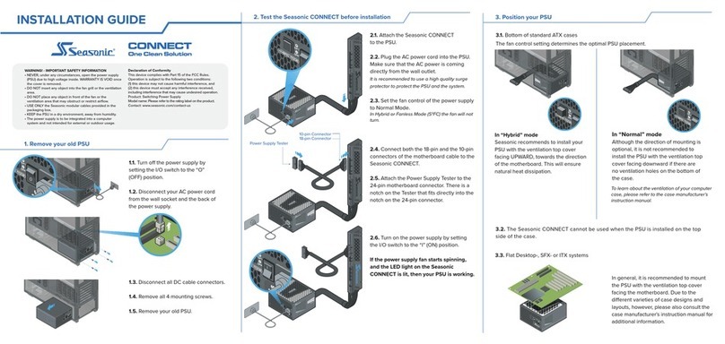Seasonic CONNECT User manual