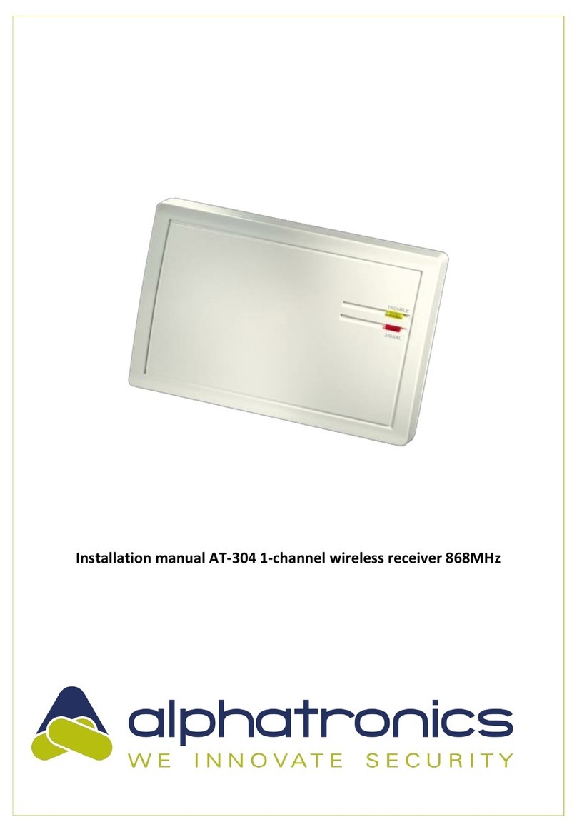 alphatronics AT-304 installation manual