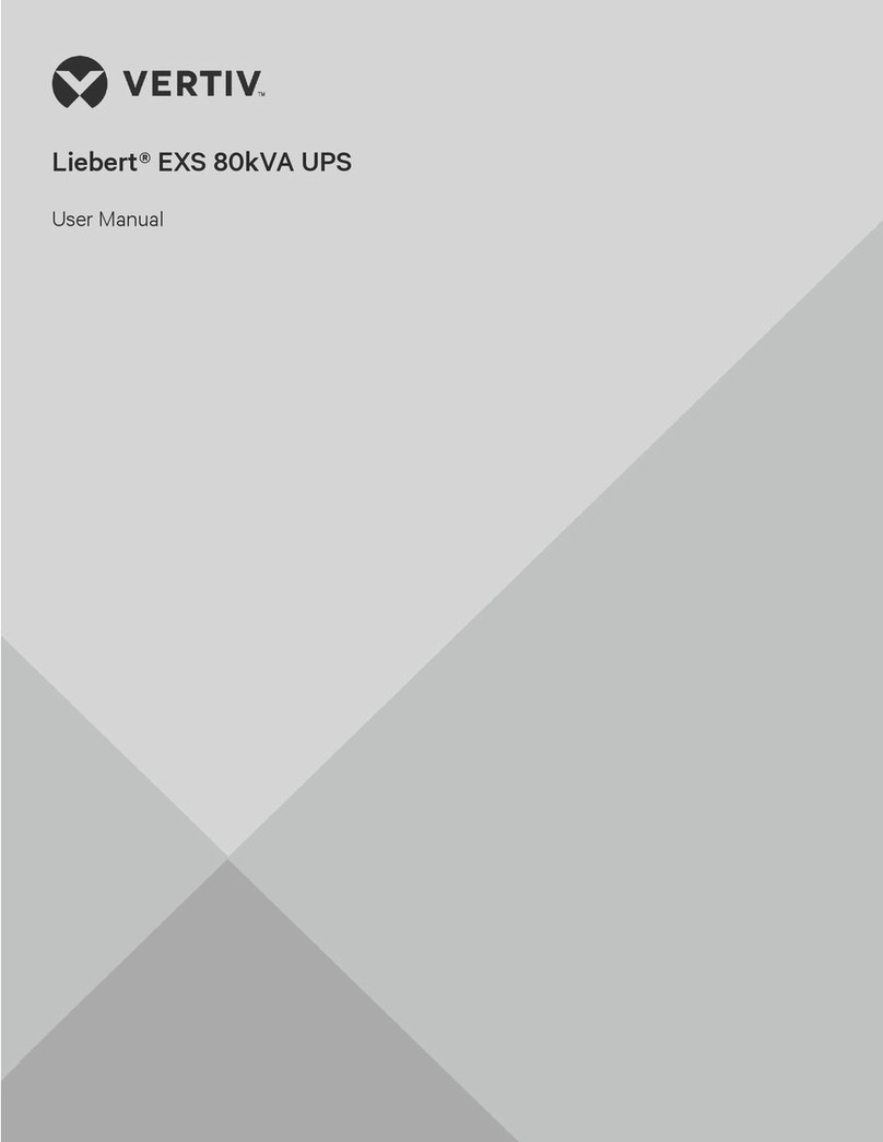 Vertiv Tech Liebert EXS 80kVA user manual