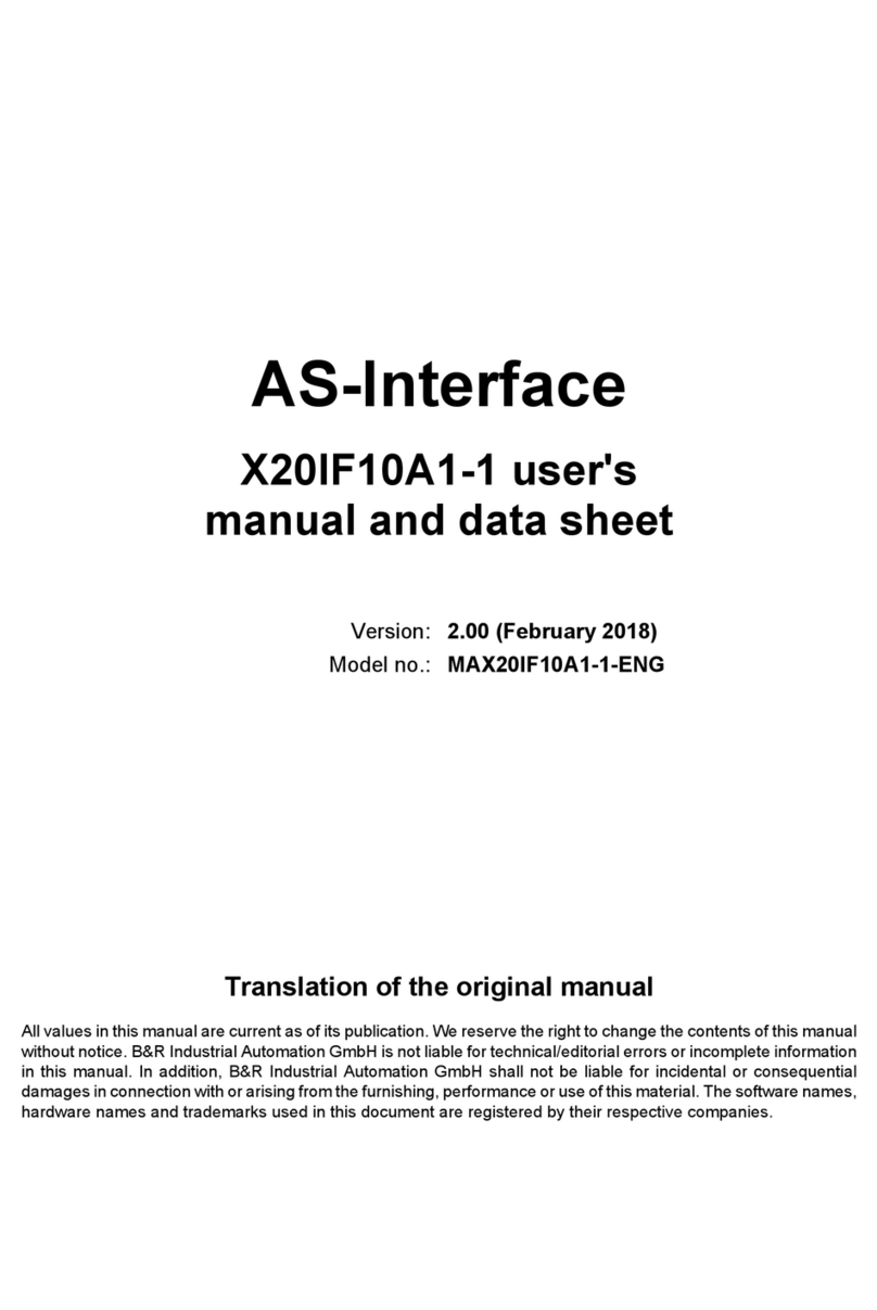 B&R X20IF10A1-1 user manual