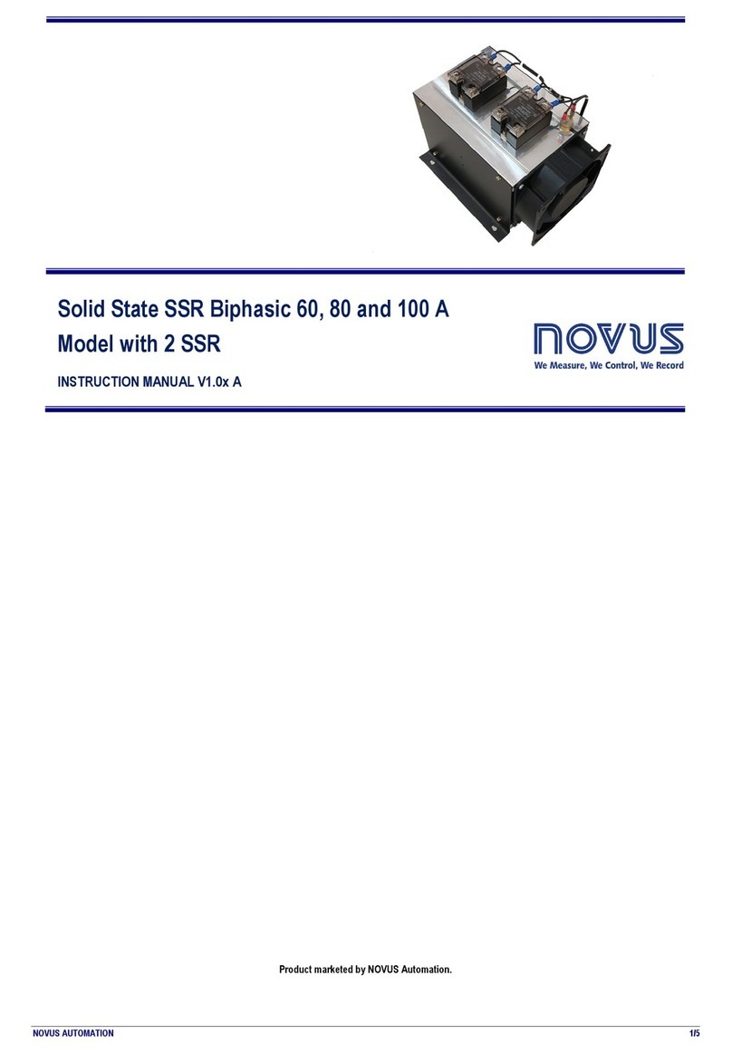 Novus Static Switch 4860 User manual