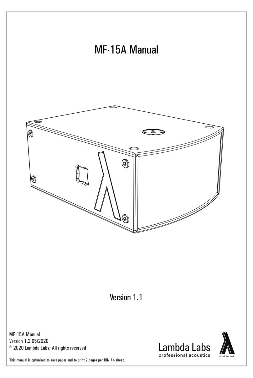Lambda Labs MF-15A User manual