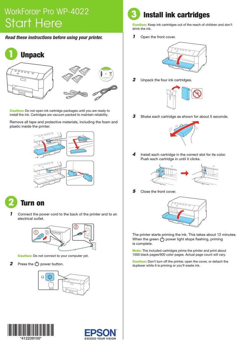 Epson WorkForce Pro WP-4022 Instruction Manual