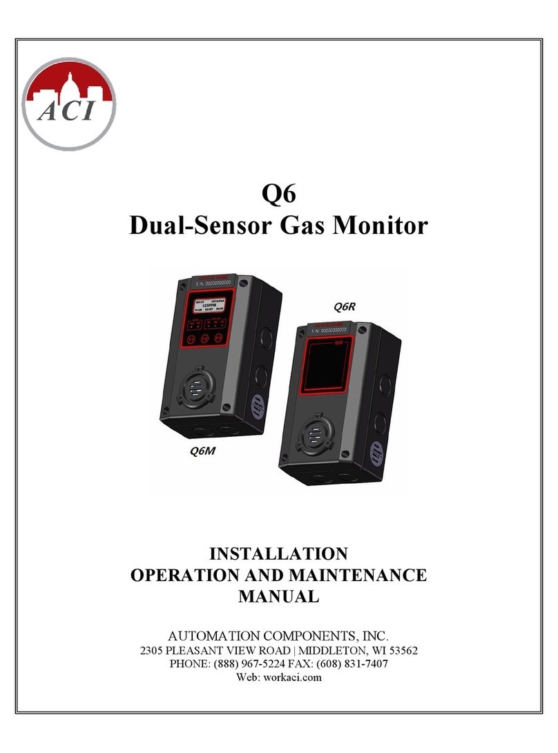 aci Q6 Series Installation, operation and maintenance manual