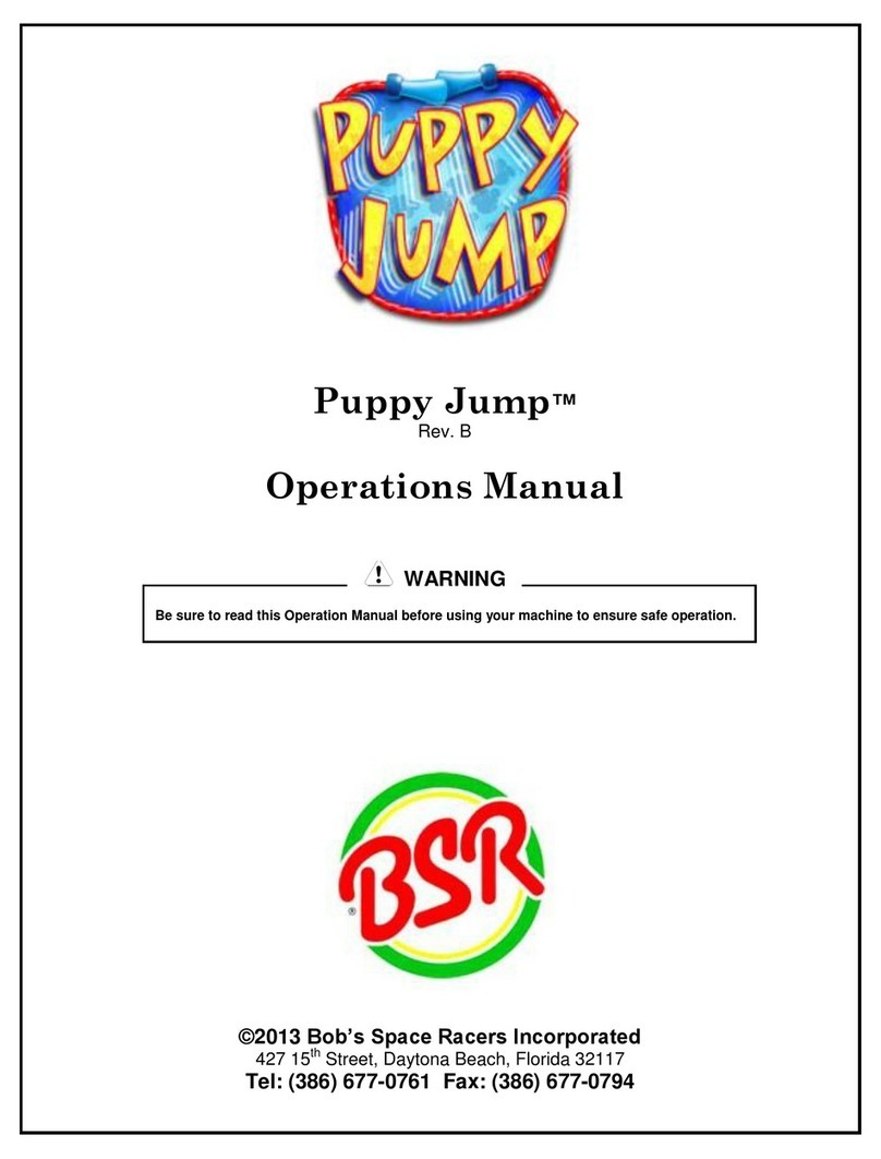 Bob's Space Racers Puppy Jump Operation manual Bob's Space Racers Puppy Jump Operation manual