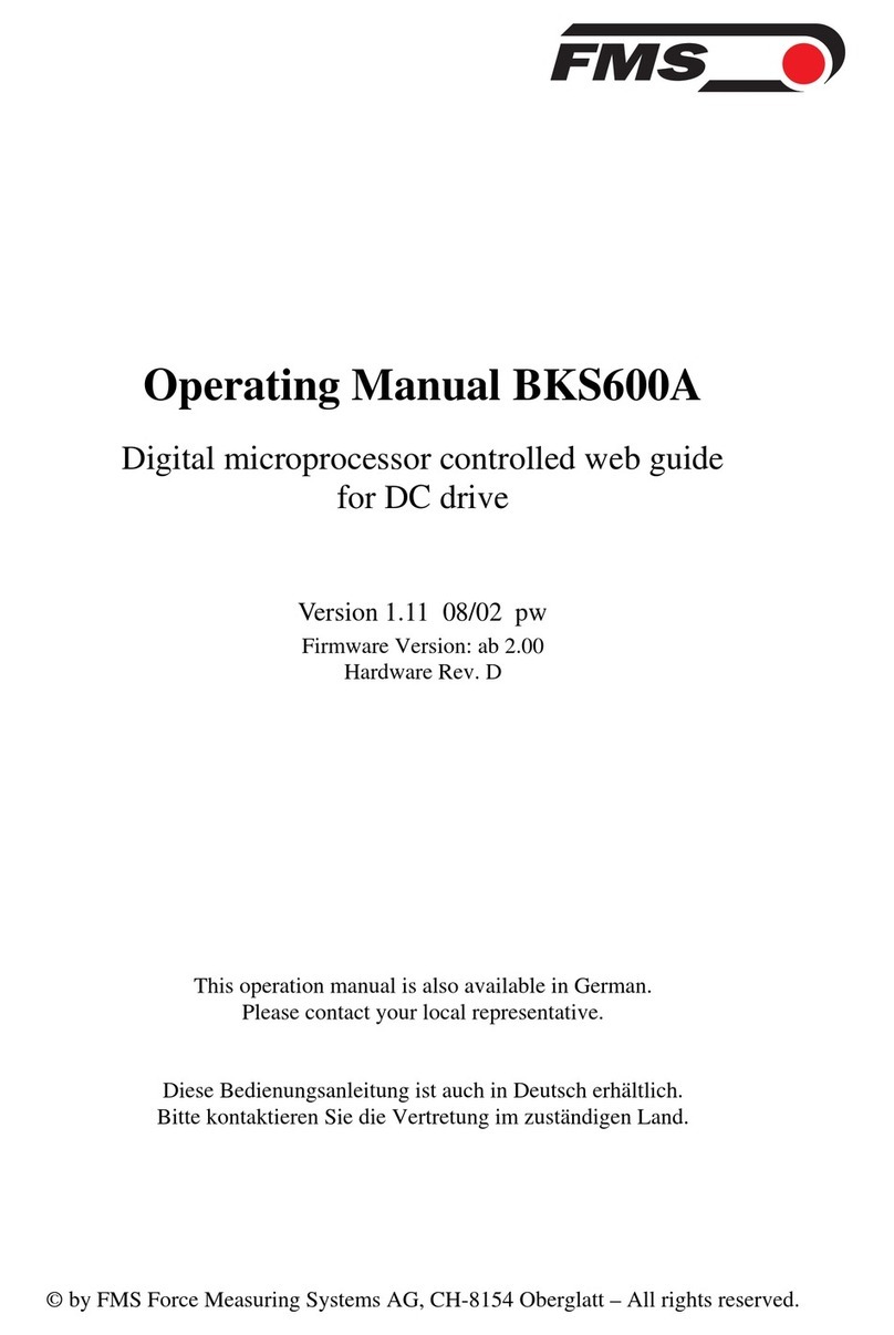 FMS BKS600A User manual