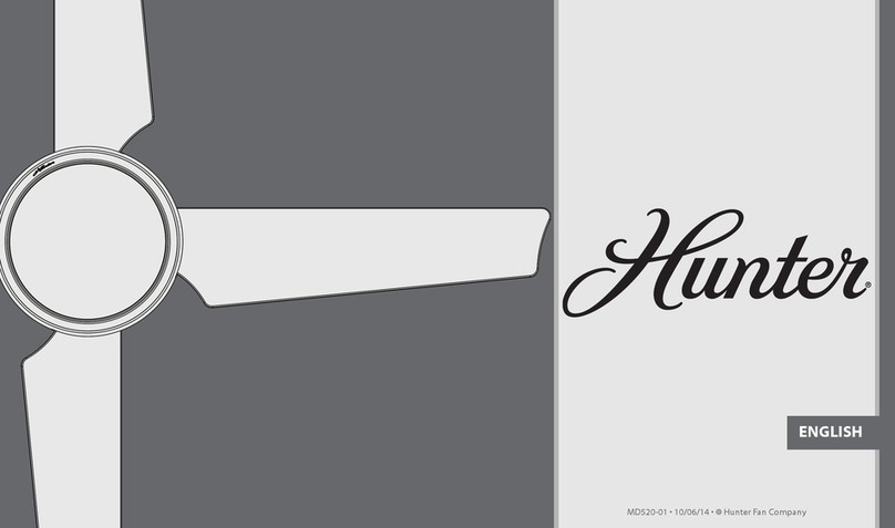 Hunter MD520-01 User manual