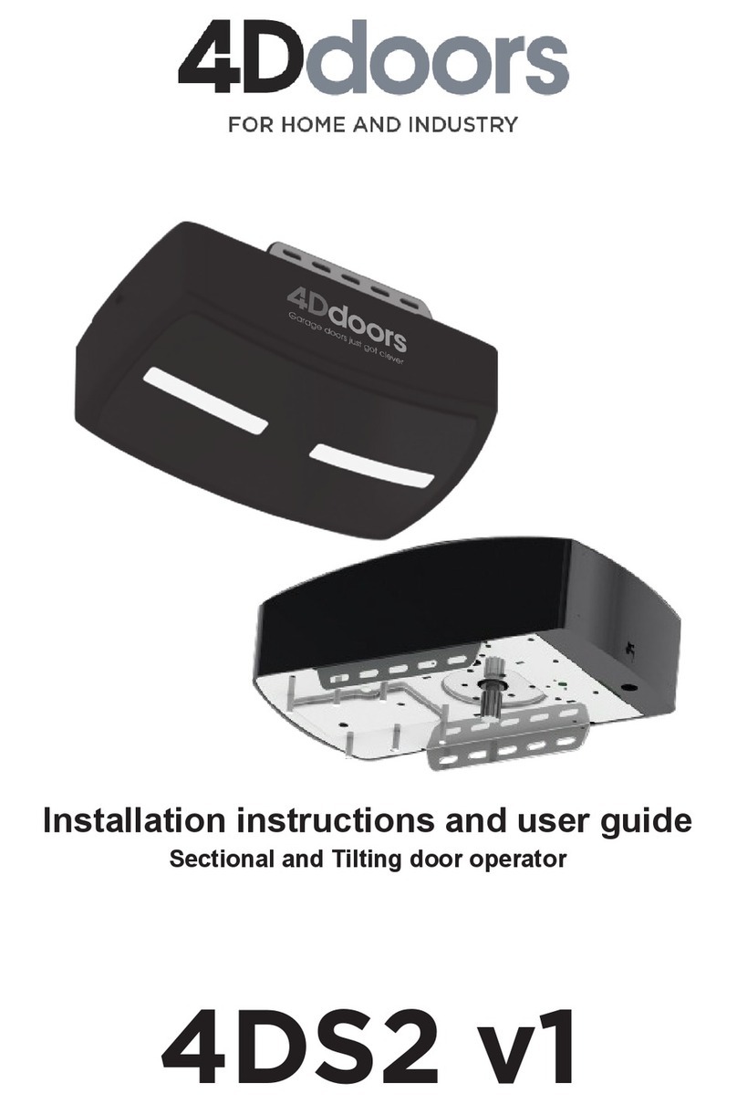4Ddoors 4DS2 v1 Mounting instructions