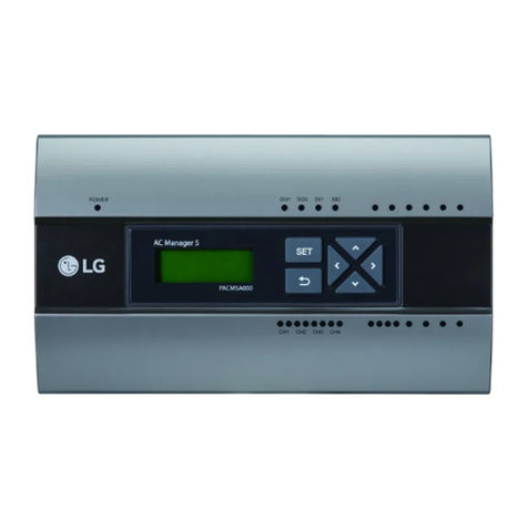 LG AC MANAGER 5 installation manual