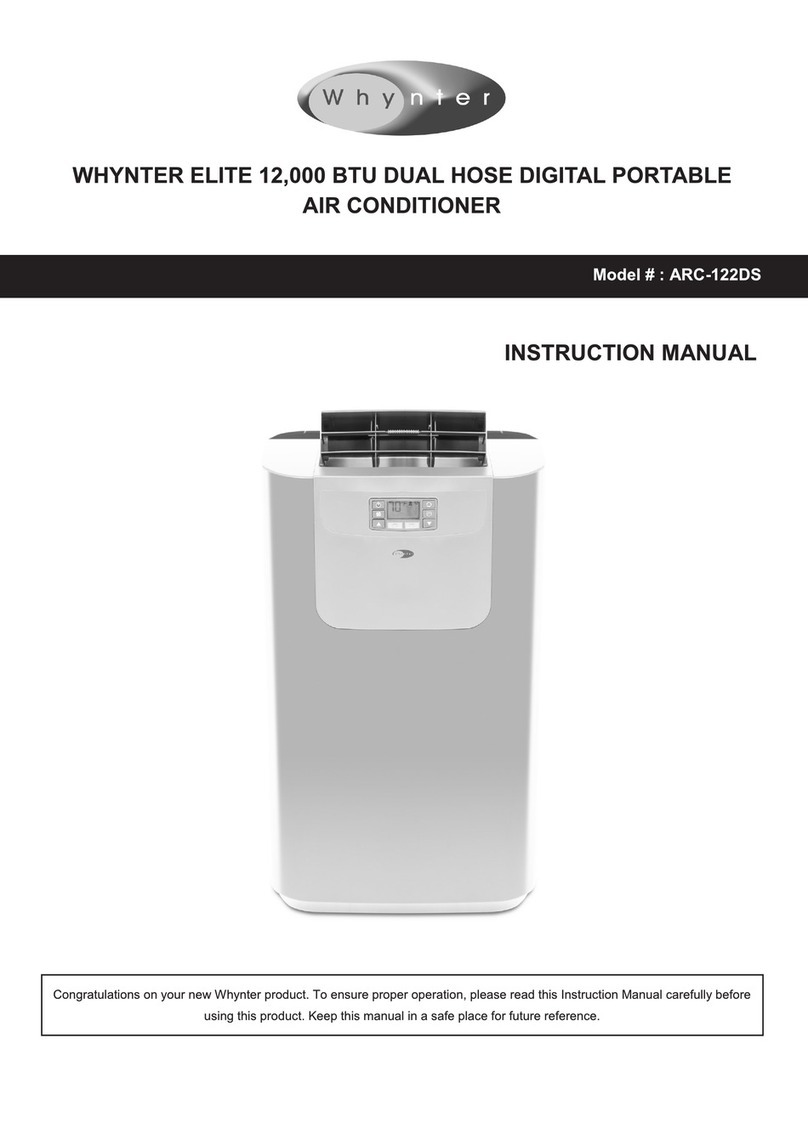 Whynter Elite ARC-122DS User manual