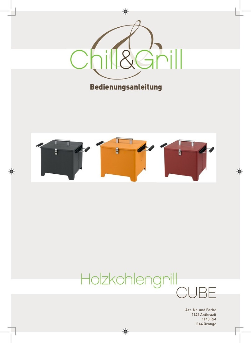 Tepro Garten Chill & Grill Cube operating manual