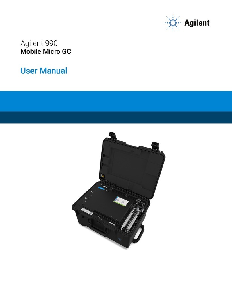 Agilent Technologies Mobile Micro GC 990 User manual Agilent Technologies Mobile Micro GC 990 User manual