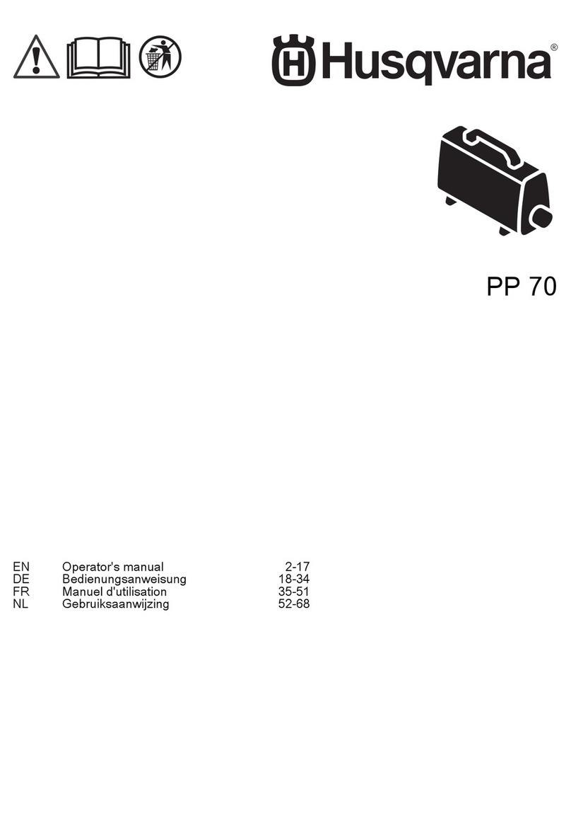 Husqvarna PP 70 Operator's manual