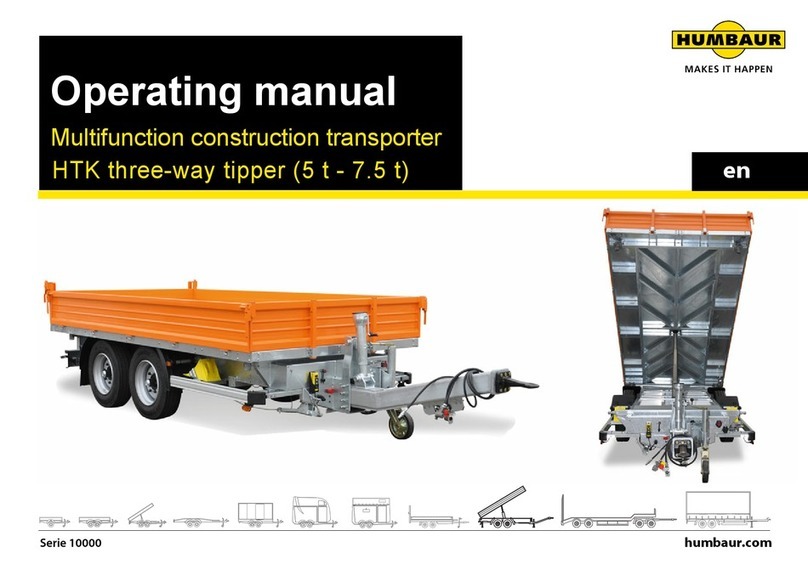 Humbaur HTK Series operating manual