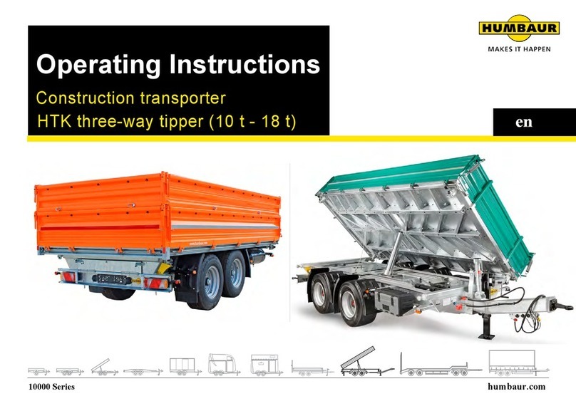 Humbaur HTK Series operating instructions