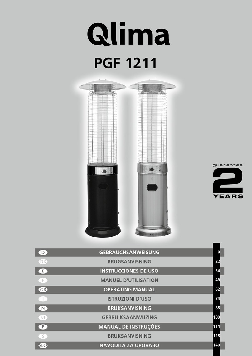 Qlima PGF 1211 User manual