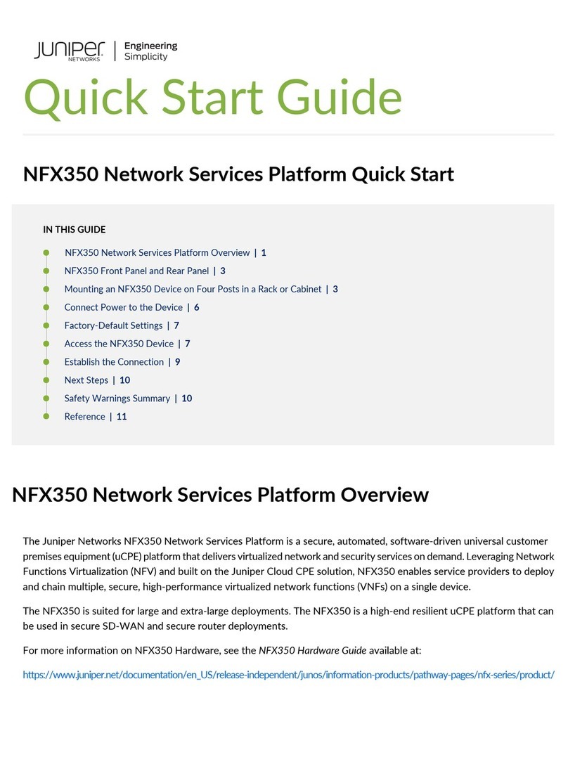 Juniper NFX350 quick start guide