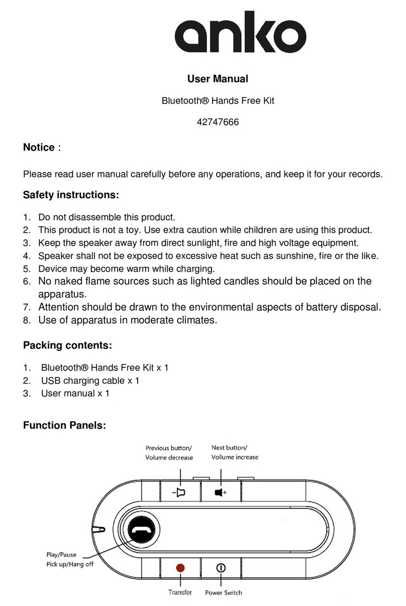 anko 42747666 user manual