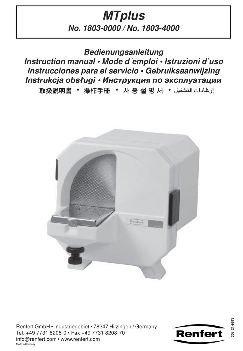 Renfert MT plus User manual