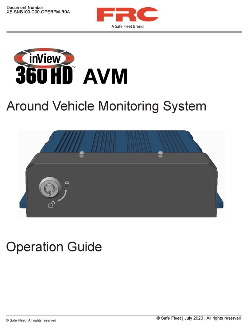 Safe Fleet FRC inView 360 HD AVM Operation guide