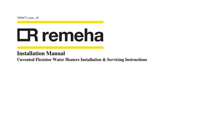 REMEHA Flexistor 400 installation manual