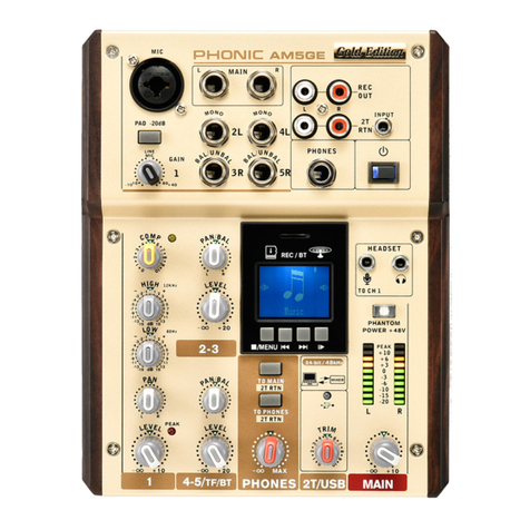 Phonic AM5GE user manual