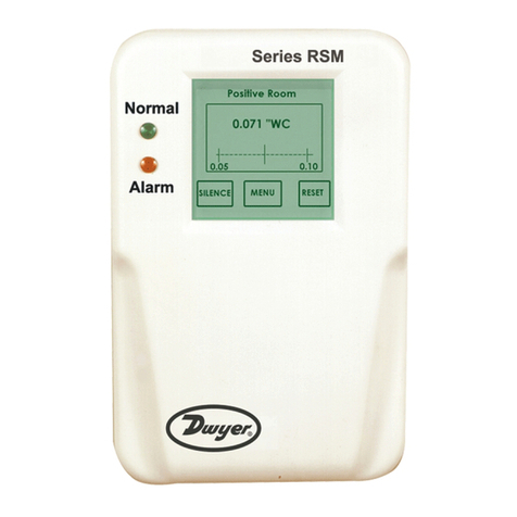 Dwyer Instruments RSM Series Installation and operating instructions