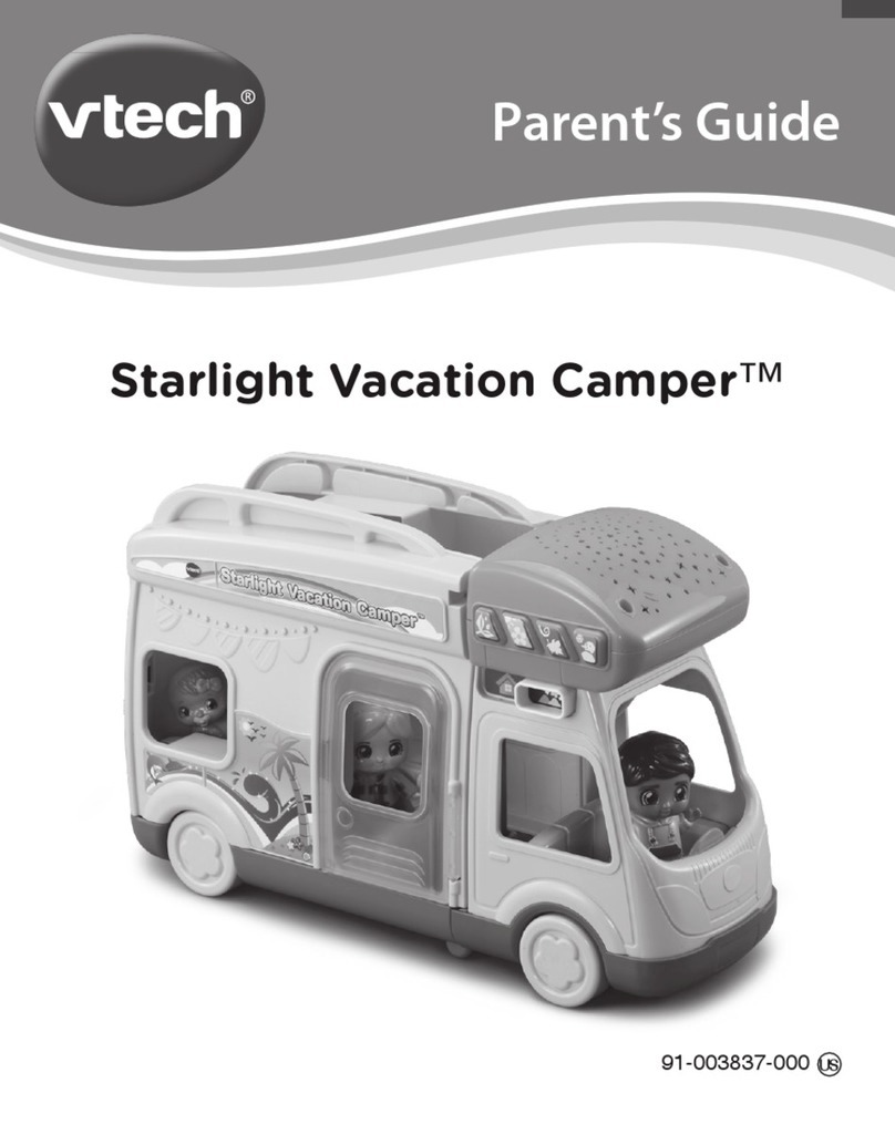 V-tech Starlight Vacation Camper Assembly Instructions