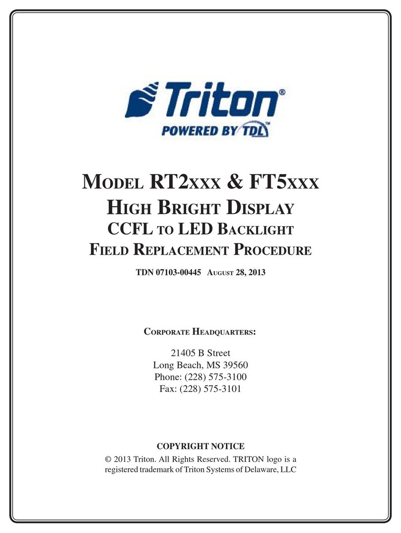 TDL Triton RT2 Series Replacement procedure