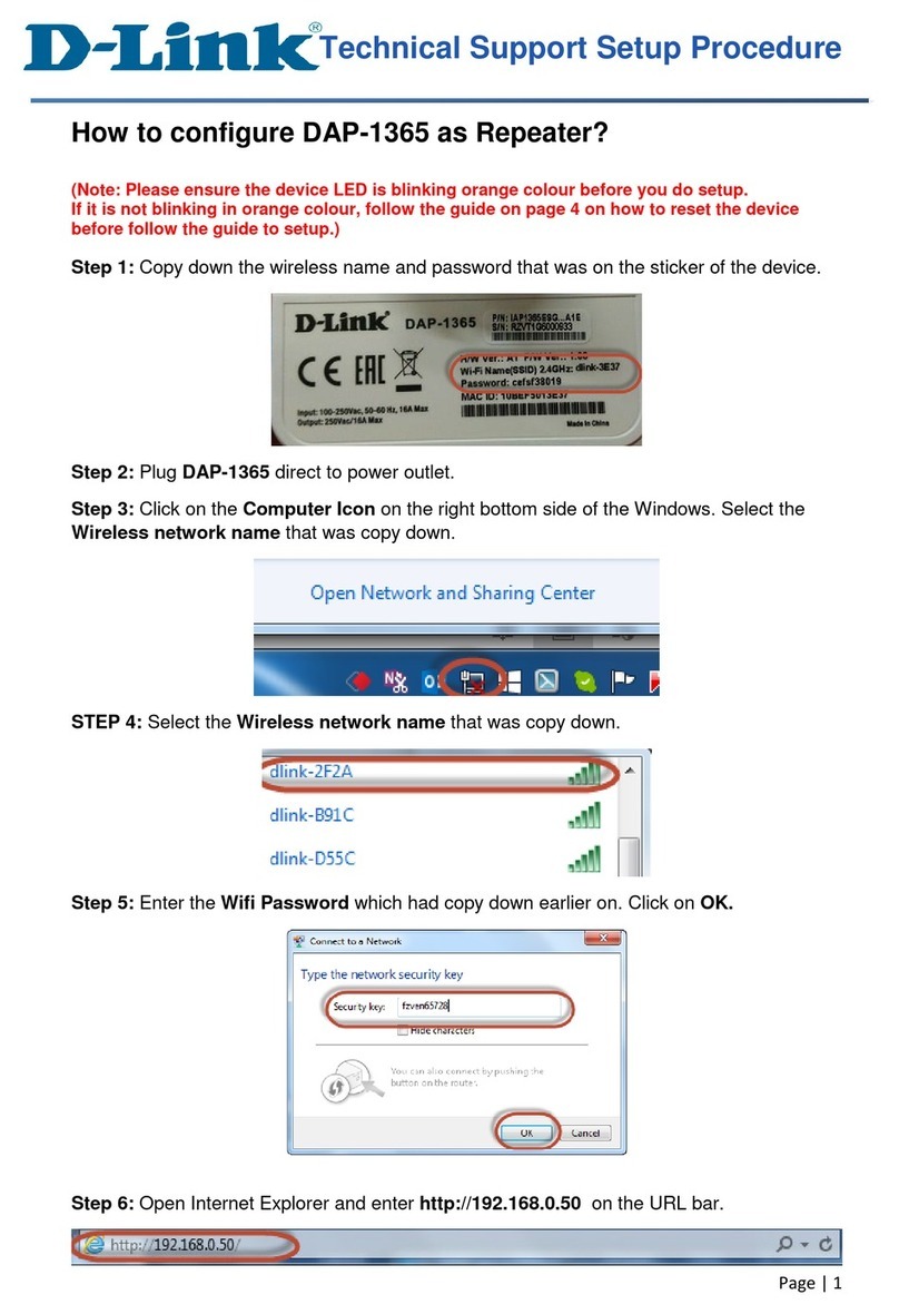D-Link DAP-1365 Manual