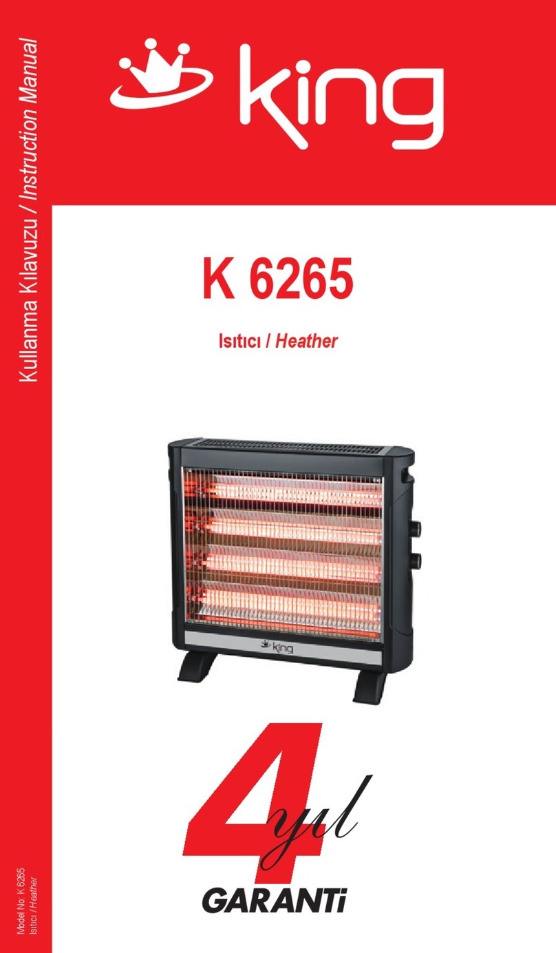 KING K 6265 User manual