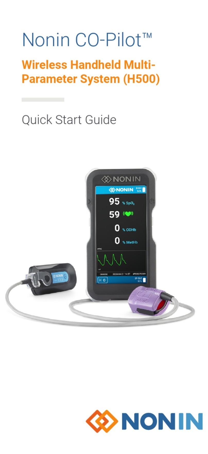 Nonin CO-Pilot H500 User manual