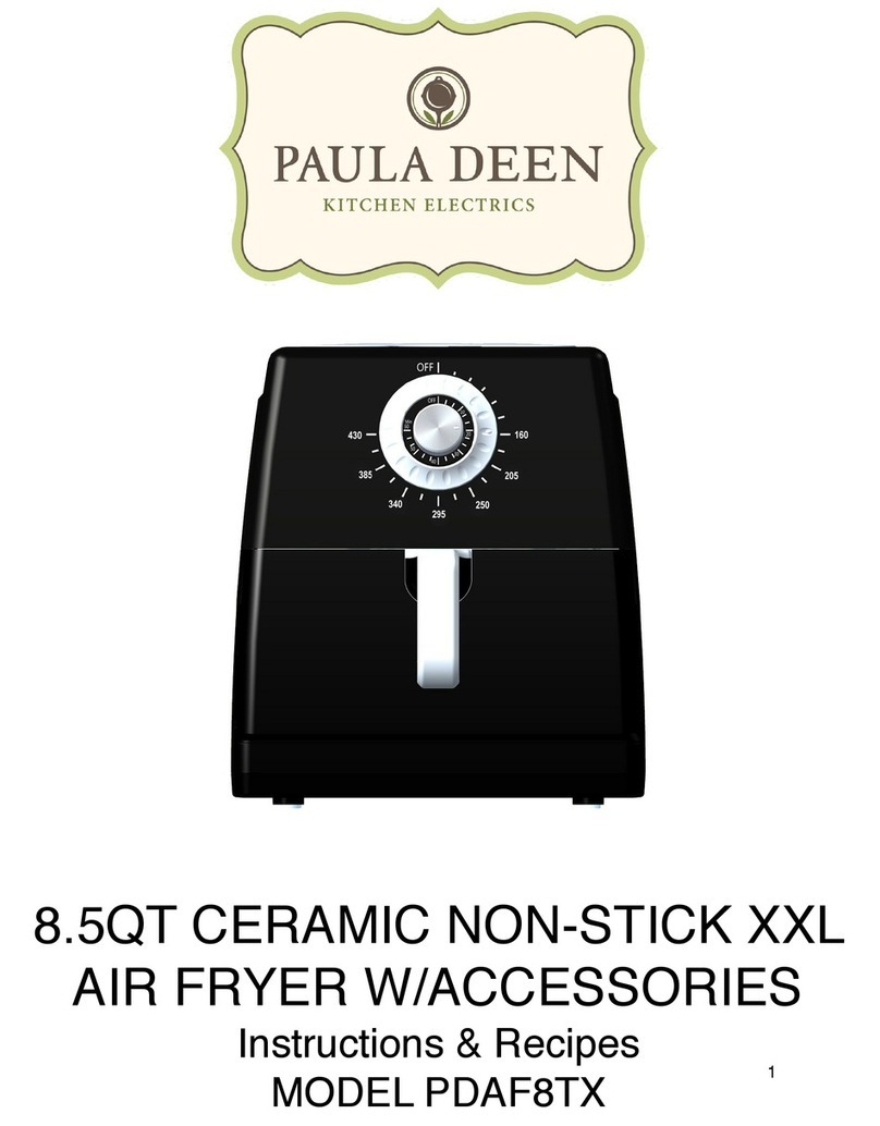 Paula Deen PDAF8TX Instructions & recipes