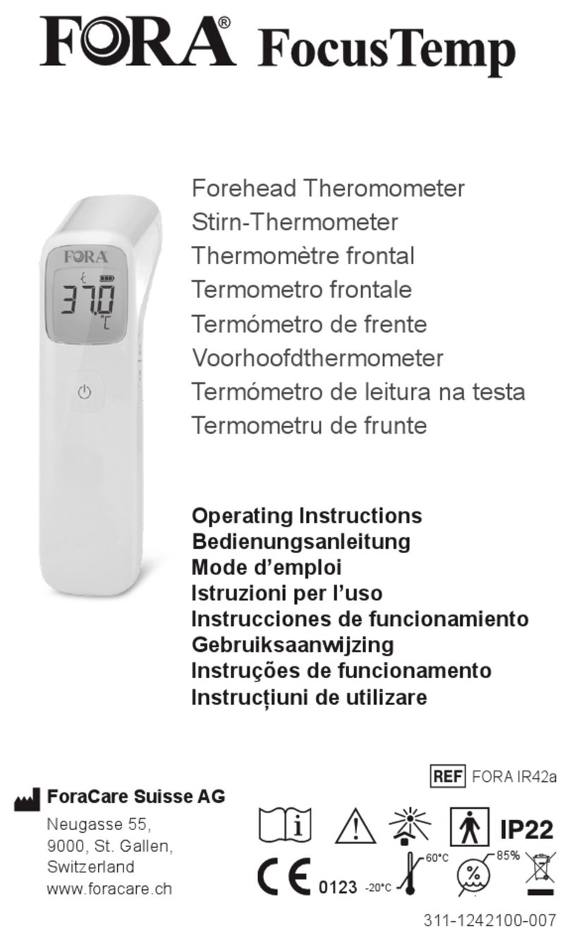 FOR-A FocusTemp IR42a User manual